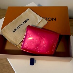LOUIS VUITTON Vintage vernis compact wallet